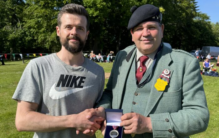 Find out more about Historic Medal Awarded At North East Highland Games